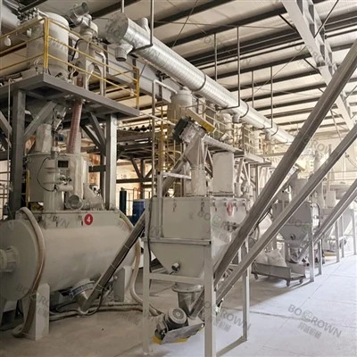 מערכת האכלה מרכזית ערבוב PVC